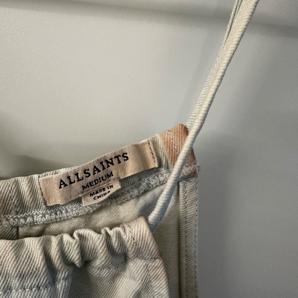 All saints medium denim light wash dress - Picture 6 of 9